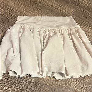 Aerie Cream Skater Skirt